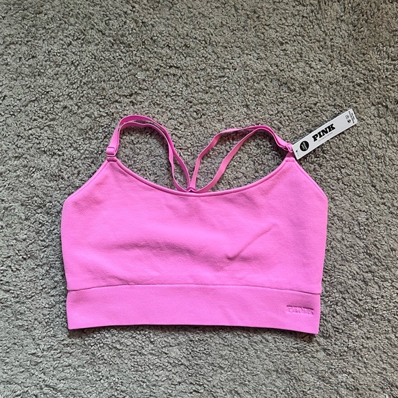 PINK Seamless Scoop Sports Bra - Picture 3 of 4